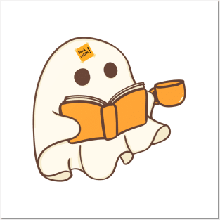 ghost reading Posters and Art